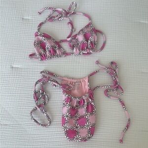 Frankie’s Bikinis pink bikini